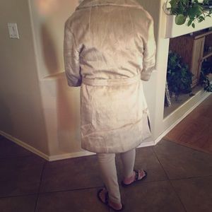 Double Breasted Faux Fur Coat